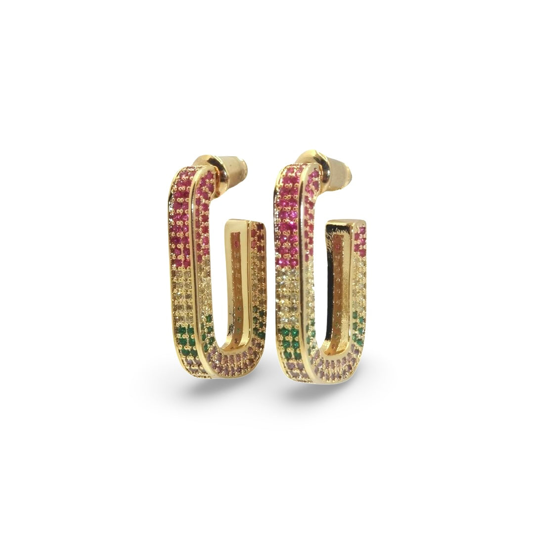 Boucles d’oreilles Luna multicolor