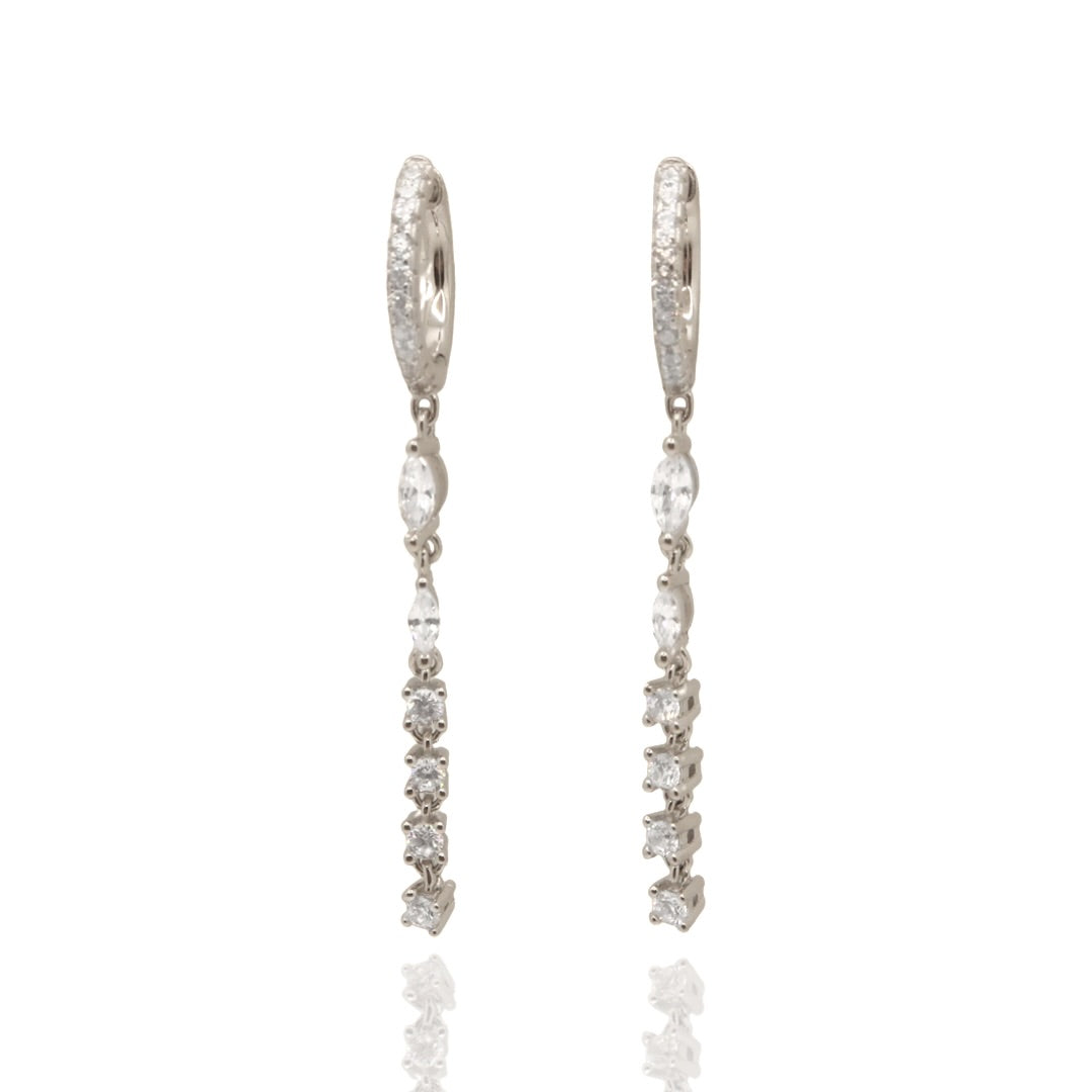 Boucles d’oreilles Rym silver