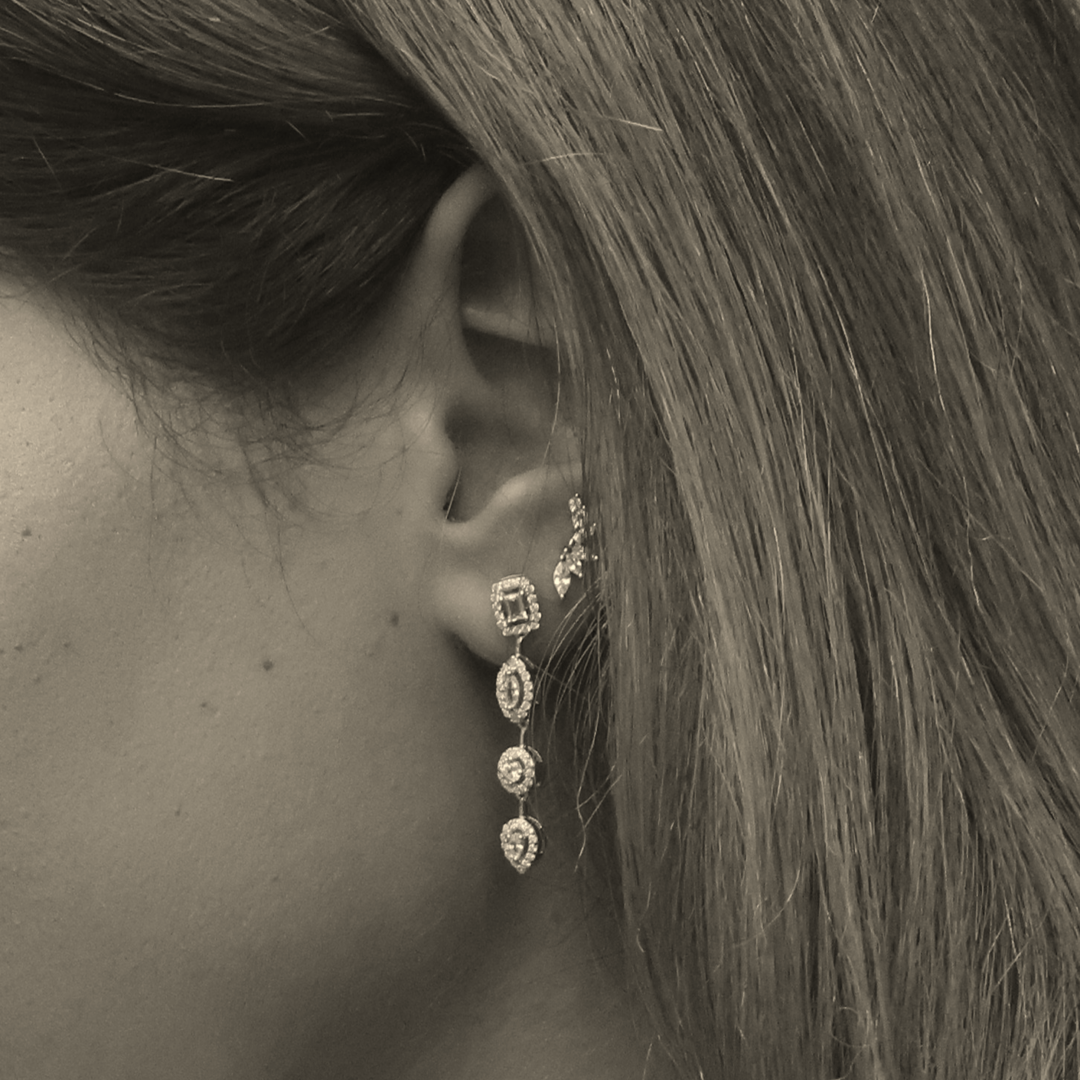 Boucles d’oreilles Serena silver