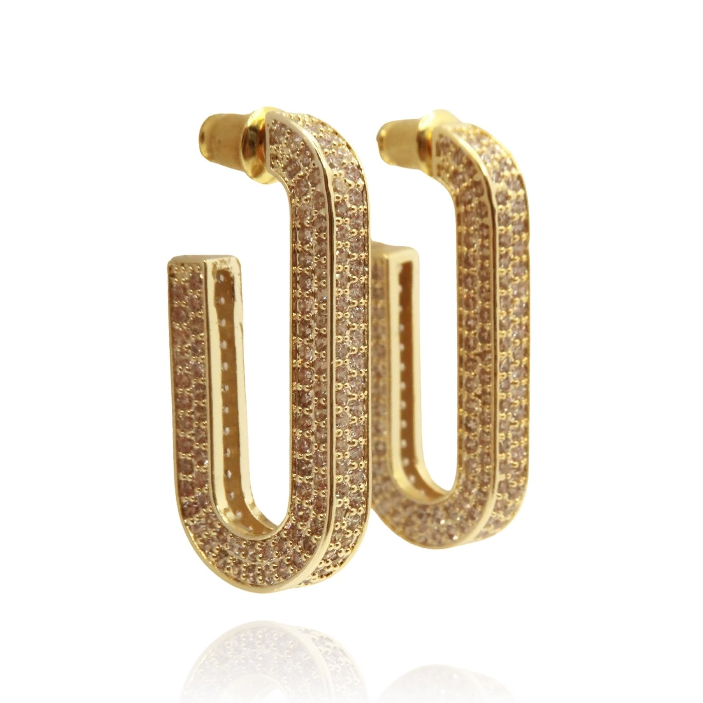 Boucles d’oreilles Luna XL gold
