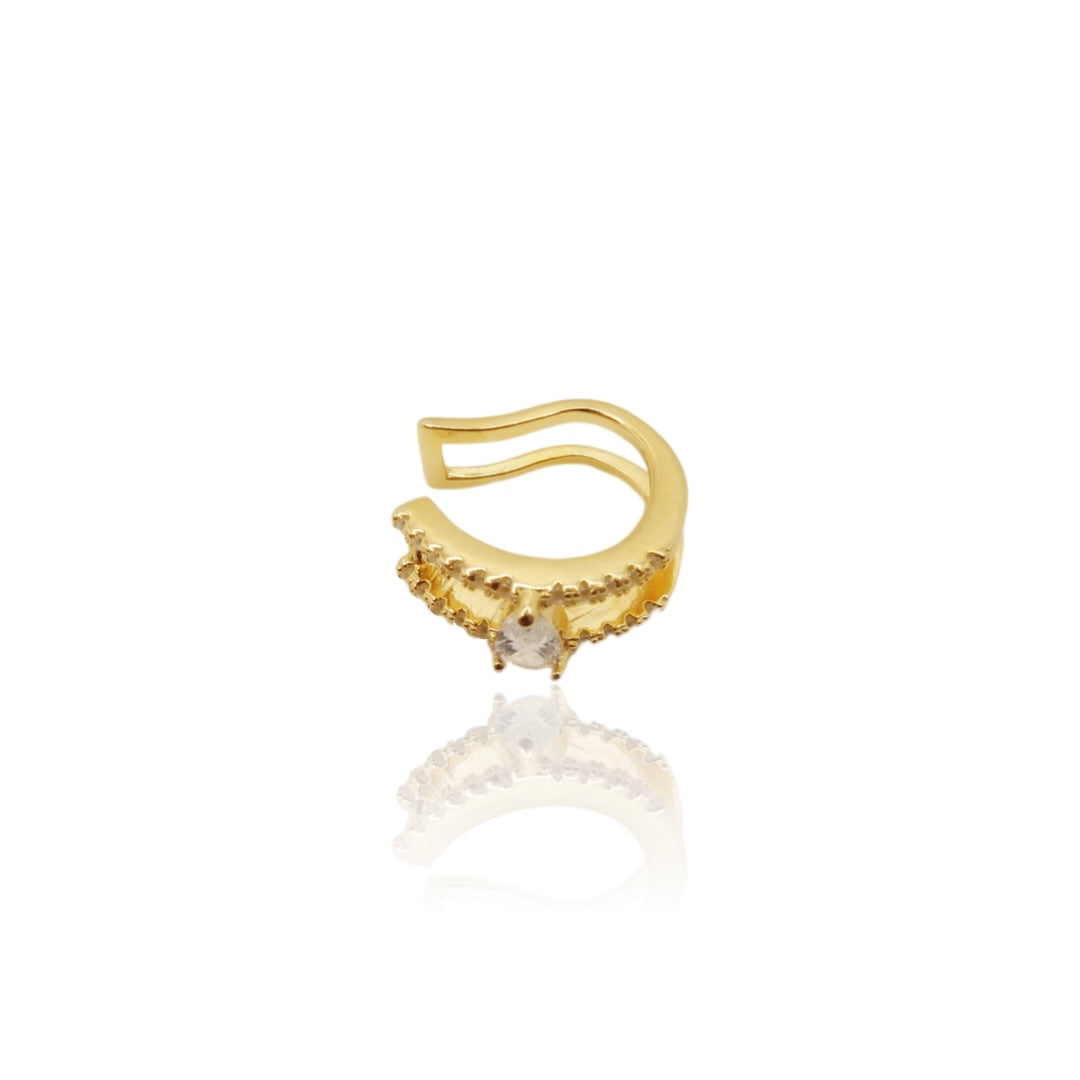 Earcuff Jade gold