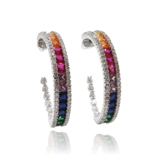 Boucles d’oreilles Lima Silver