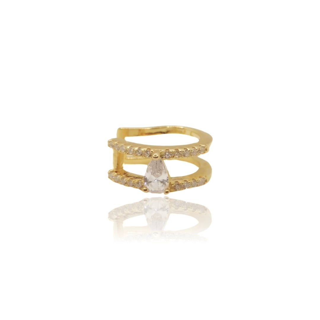 Earcuff Jade gold