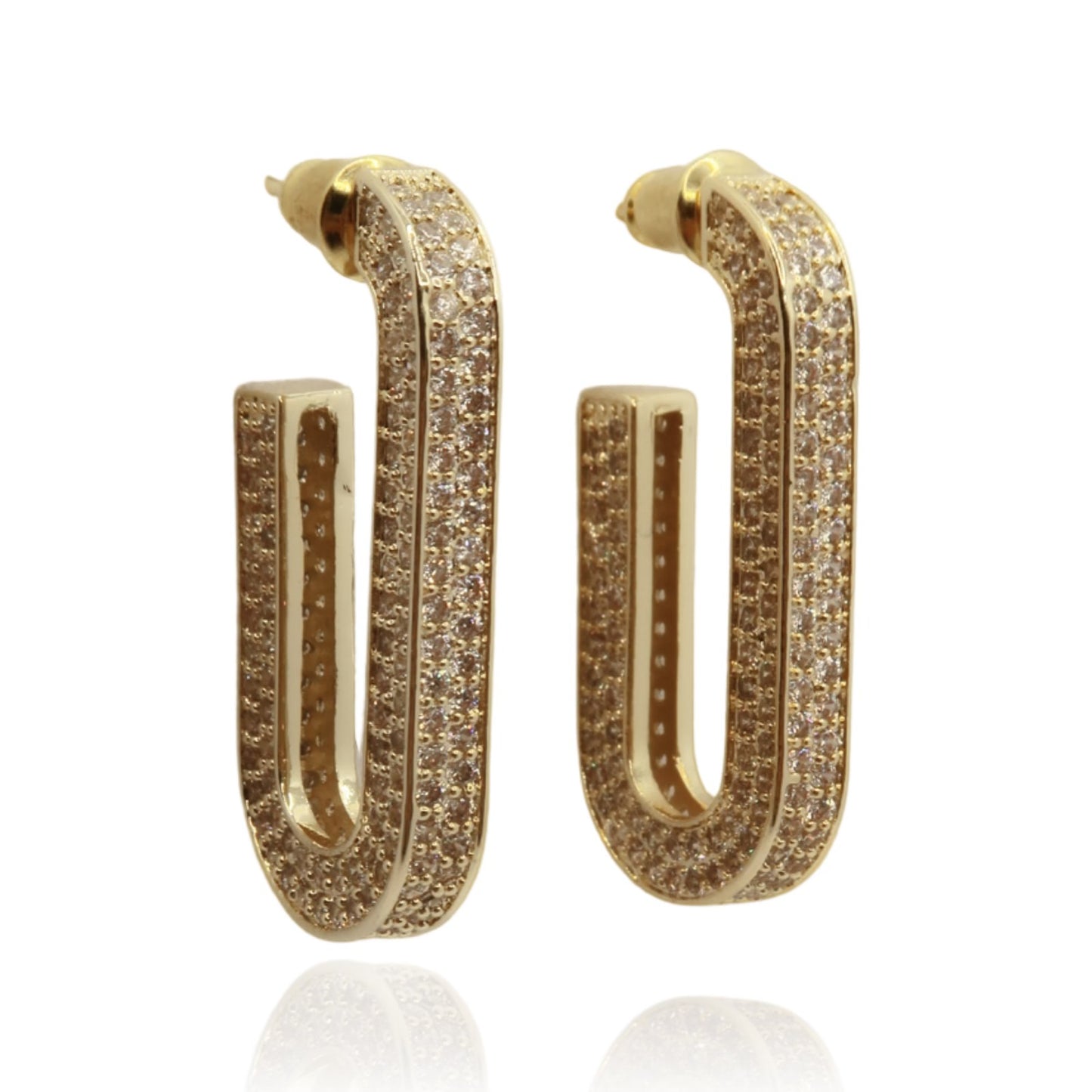 Boucles d’oreilles Luna XL gold