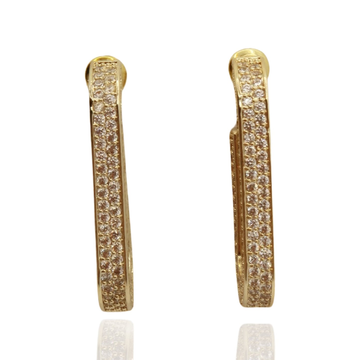 Boucles d’oreilles Luna XL gold