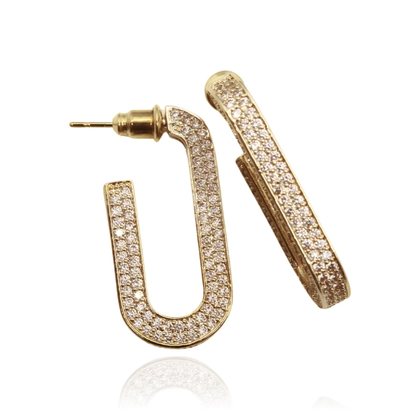 Boucles d’oreilles Luna XL gold