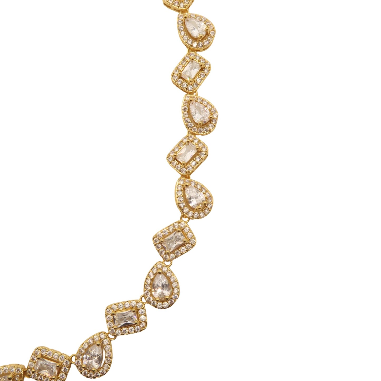 Collier rivière Shanaya gold