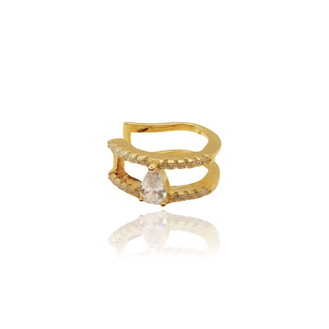 Earcuff Jade gold
