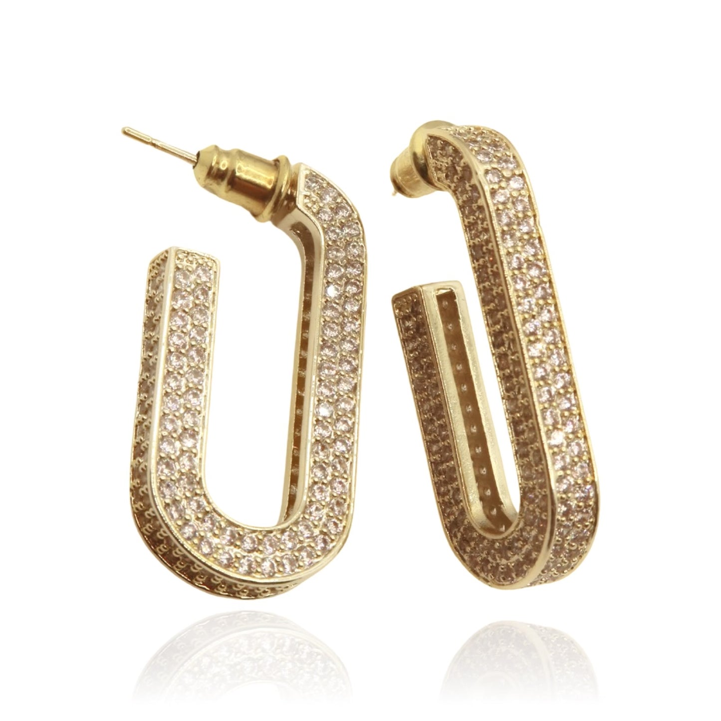 Boucles d’oreilles Luna XL gold