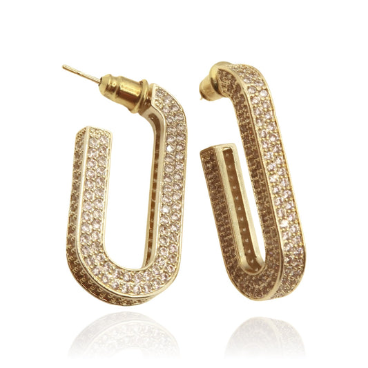 Boucles d’oreilles Luna XL gold