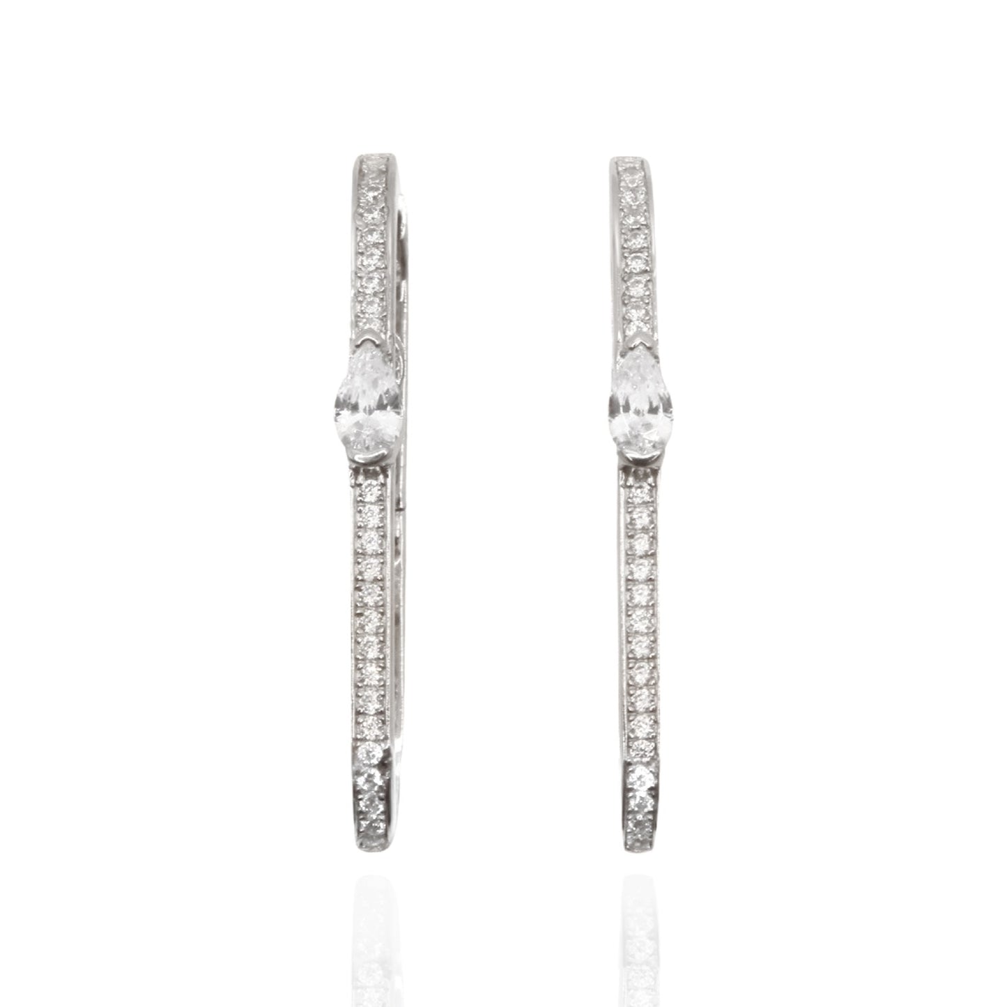 Boucles d’oreilles Daya silver