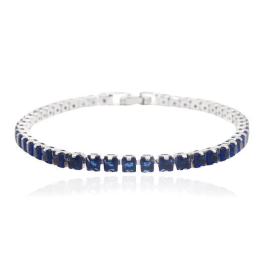 Bracelet Gia rivière silver & blue