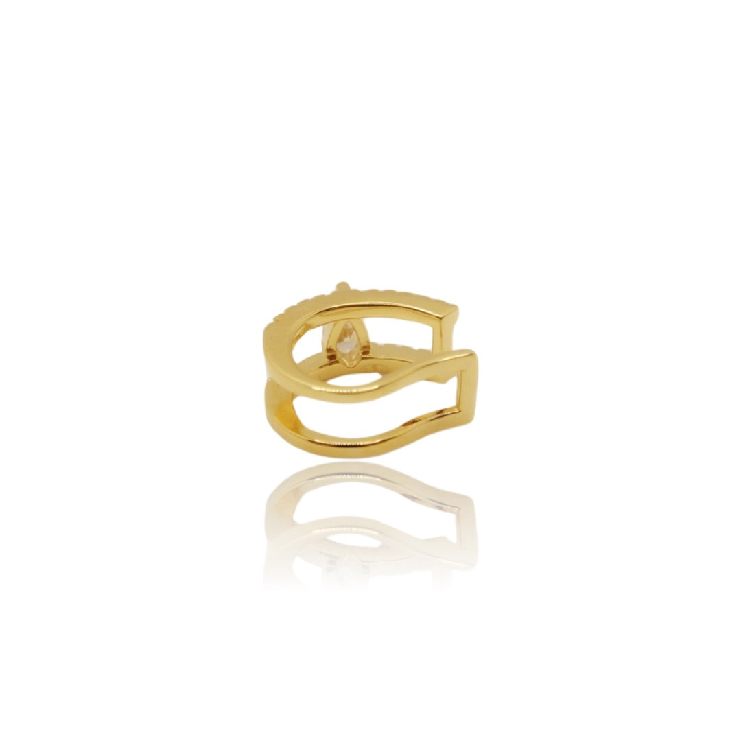 Earcuff Jade gold