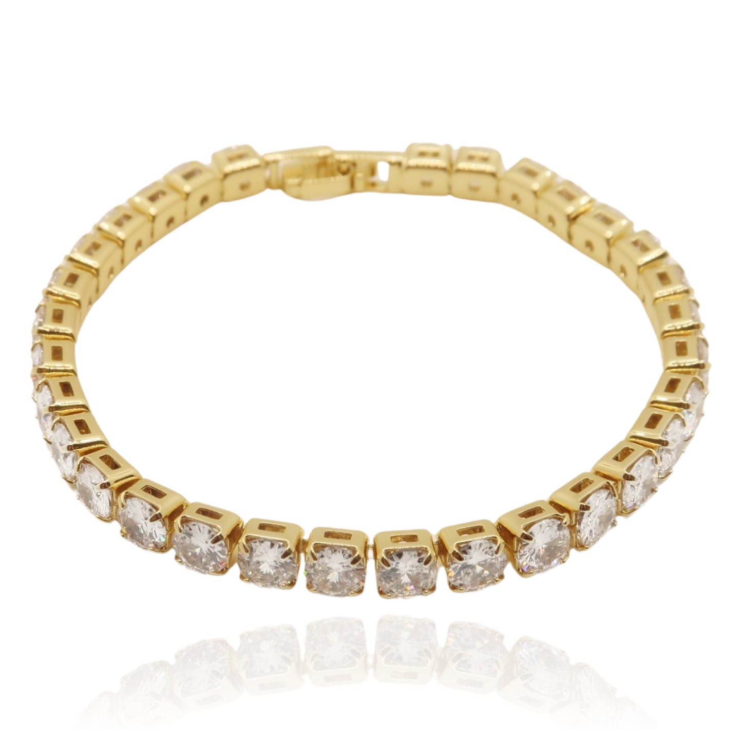 Bracelet Gia XL rivière gold
