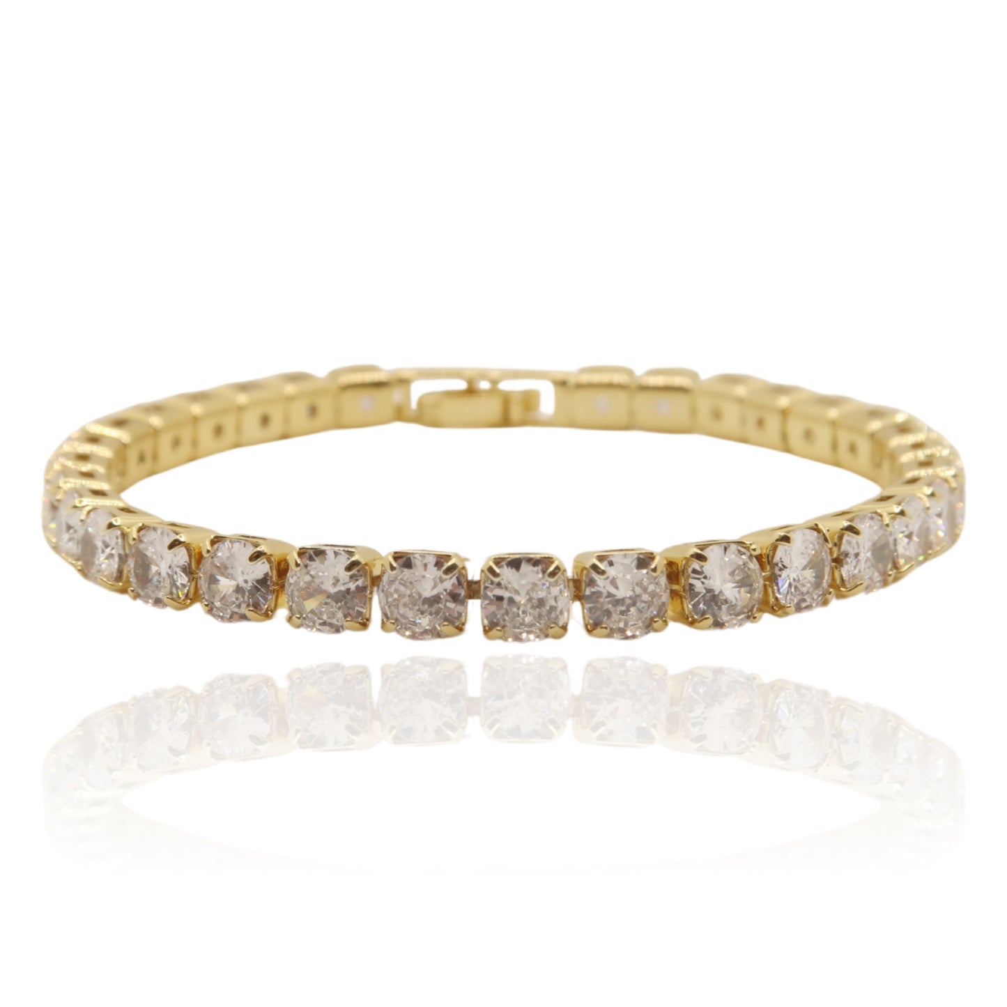 Bracelet Gia XL rivière gold