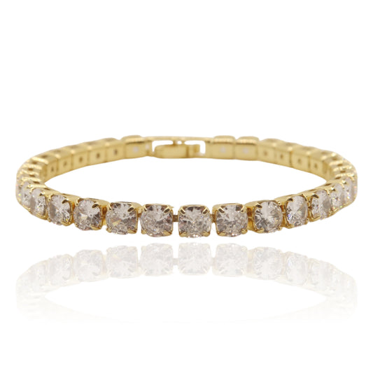 Bracelet Gia XL rivière gold