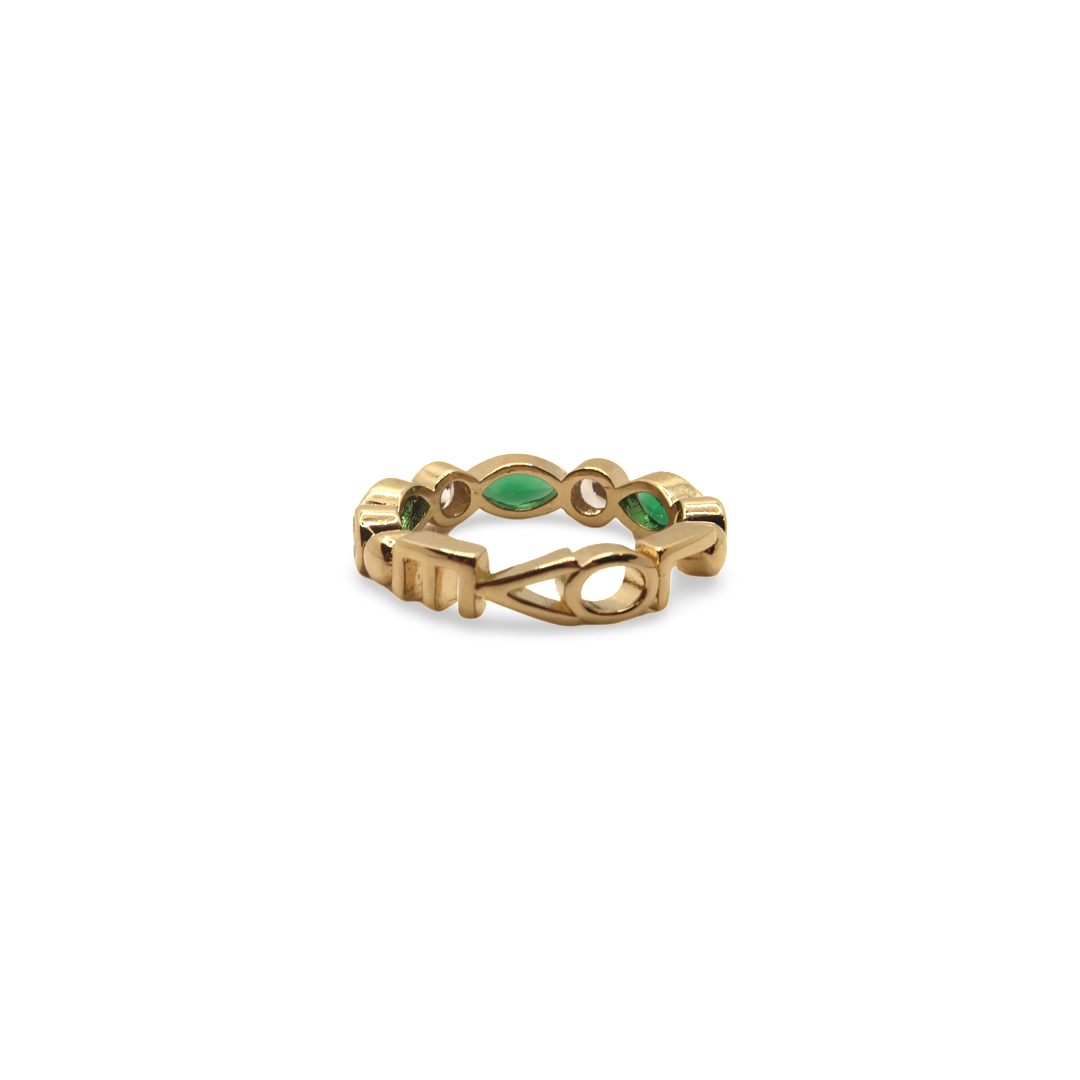 Bague Gil green