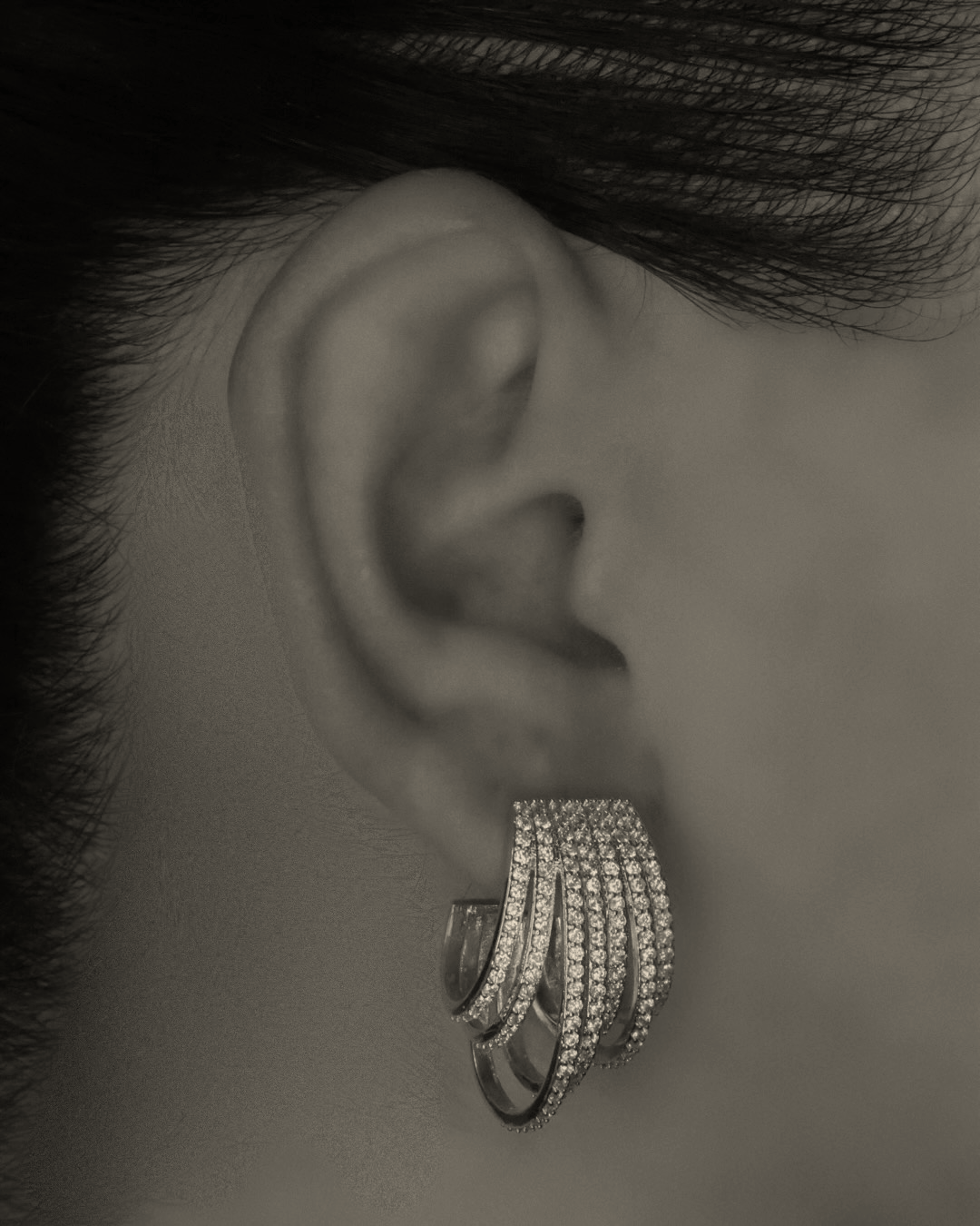 Boucles d’oreilles Amber gold