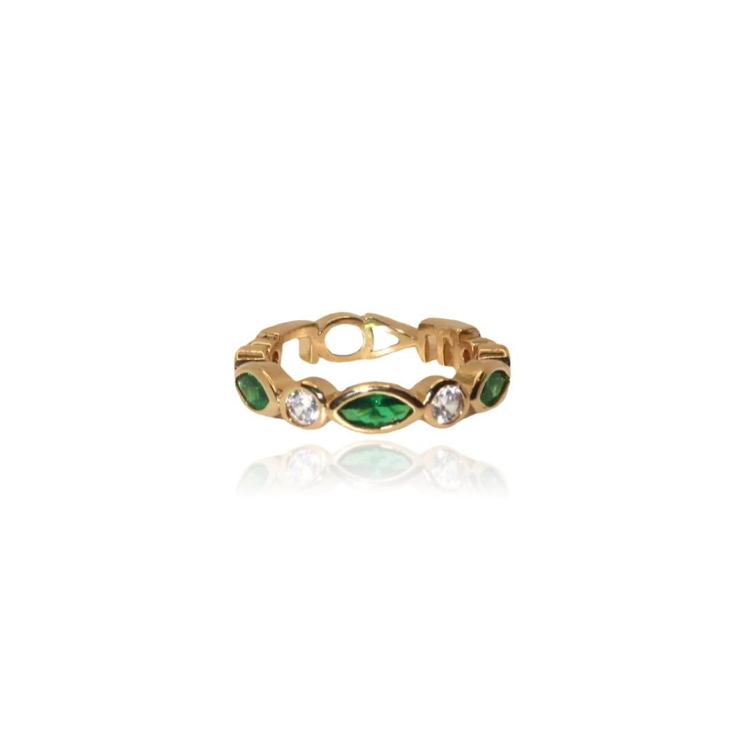 Bague Gil green